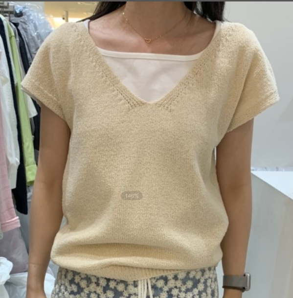 ASOME韓國直郵㊣女裝新款推薦時尚職業25春夏針織衫不含內搭A.SOME針織衫圖色3