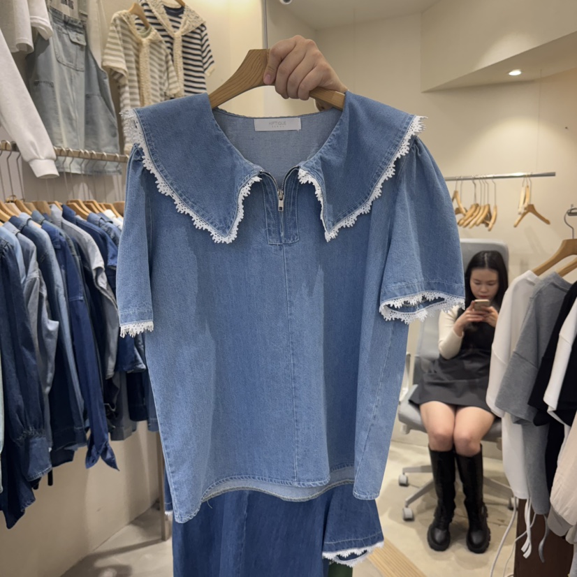 HIPTIQUE韓國㊣直郵東大門代購女裝新款推薦休閑人氣時尚T恤HIPTIQUET恤