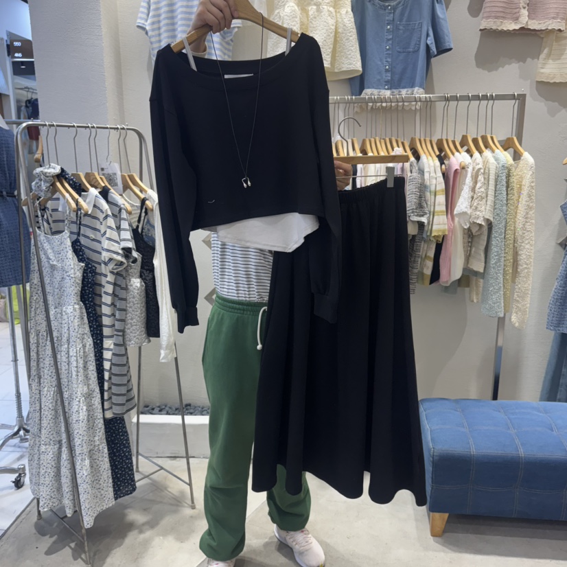 HIPTIQUE韓國直郵㊣東大門實拍女裝新品時尚熱賣人氣休閑套裝HIPTIQUE套裝圖色2