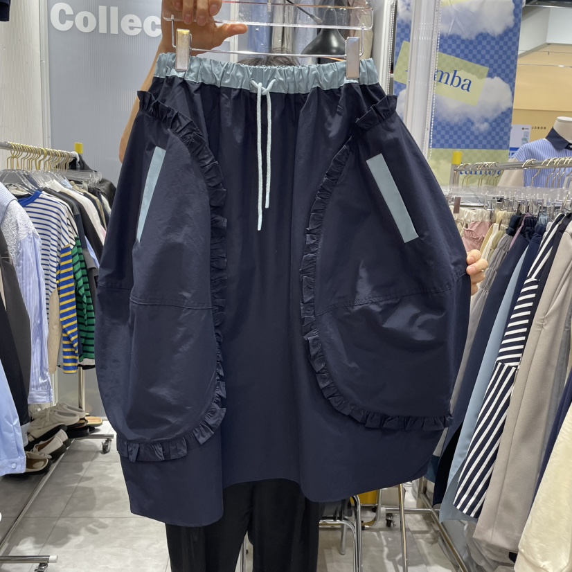 RUMBA韓國㊣直郵東大門代購女裝新品休閑時尚25春夏半身裙中短裙RUMBA半身裙/中短裙圖色2