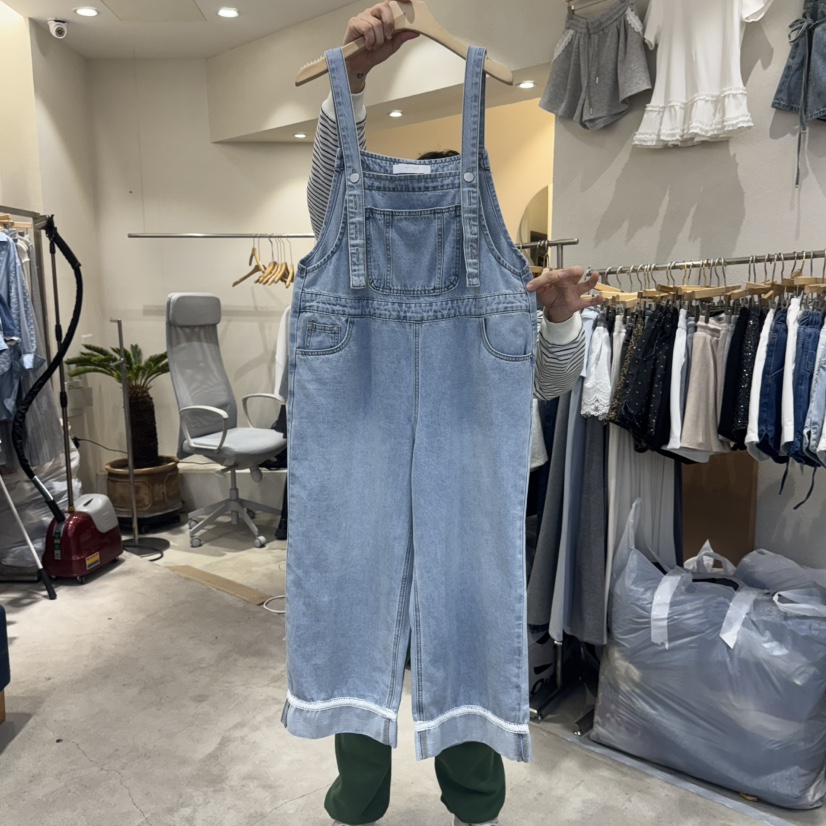 HIPTIQUE韓國直郵㊣女裝新品推薦休閑熱賣25春夏時尚背帶褲HIPTIQUE背帶褲