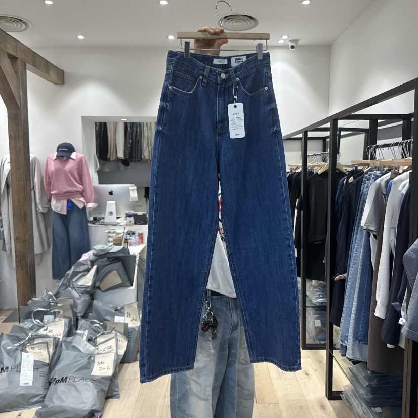 BRUNI/RICOTTA直郵韓國代購㊣女裝新品熱賣人氣休閑牛仔褲BRUNI/RICOTTA牛仔褲