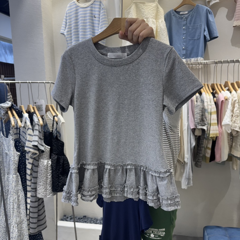 HIPTIQUE直郵韓國代購㊣女裝新品熱賣25春夏休閑人氣職業T恤HIPTIQUET恤
