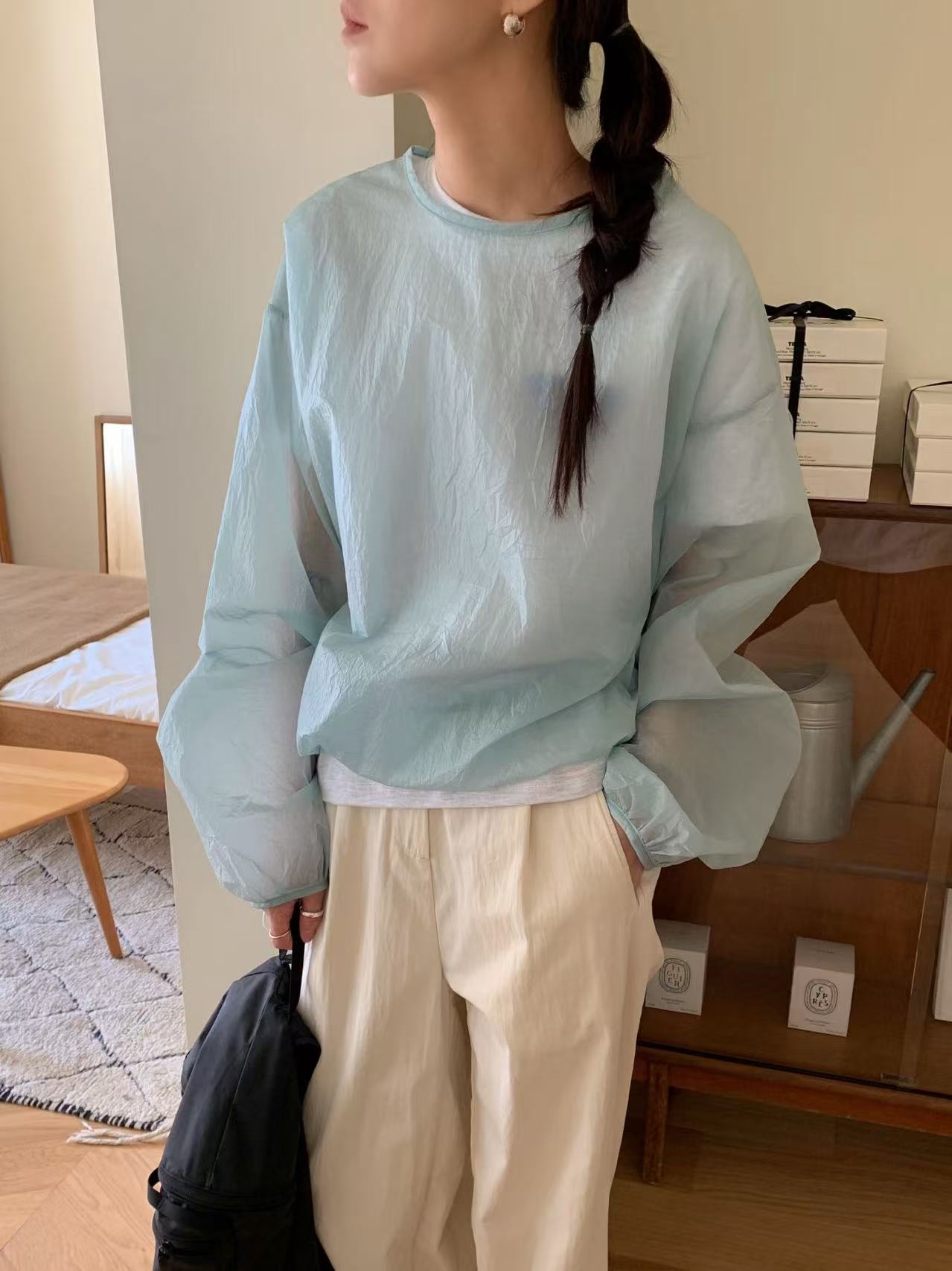 BEAGLE直郵韓國代購㊣女裝新品熱賣職業時尚休閑襯衫蕾絲衫BEAGLE襯衫/蕾絲衫
