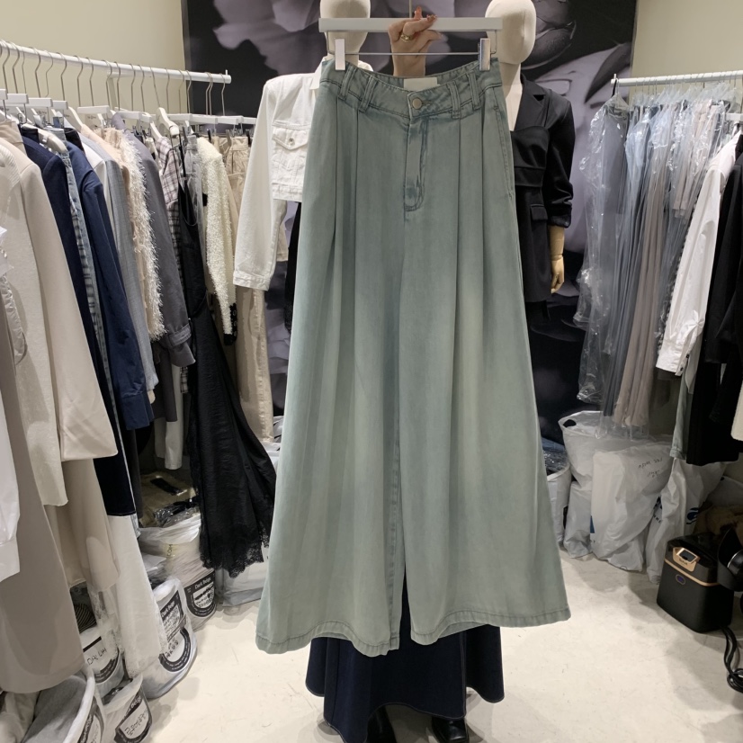 DARKBEIGE韓國㊣直郵東大門代購女裝新品推薦人氣職業牛仔褲DARK BEIGE牛仔褲