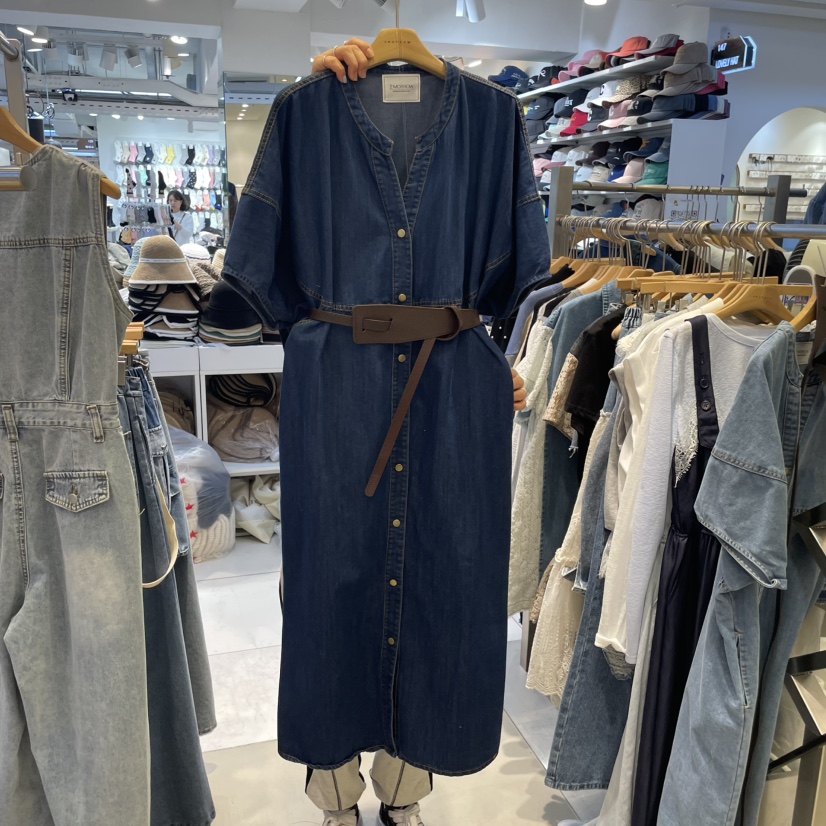 2MORROW直郵韓國代購㊣女裝新品人氣時尚熱賣職業連衣裙含腰帶2MORROW連衣裙