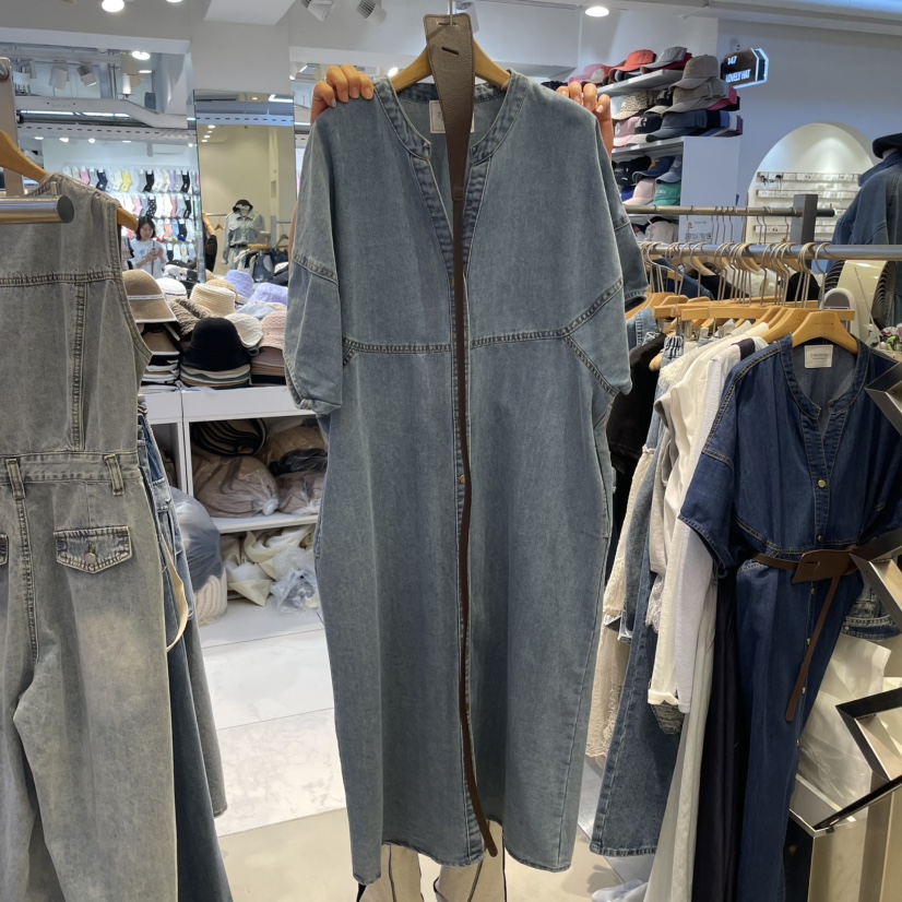 2MORROW直郵韓國代購㊣女裝新品人氣時尚熱賣職業連衣裙含腰帶2MORROW連衣裙圖色2