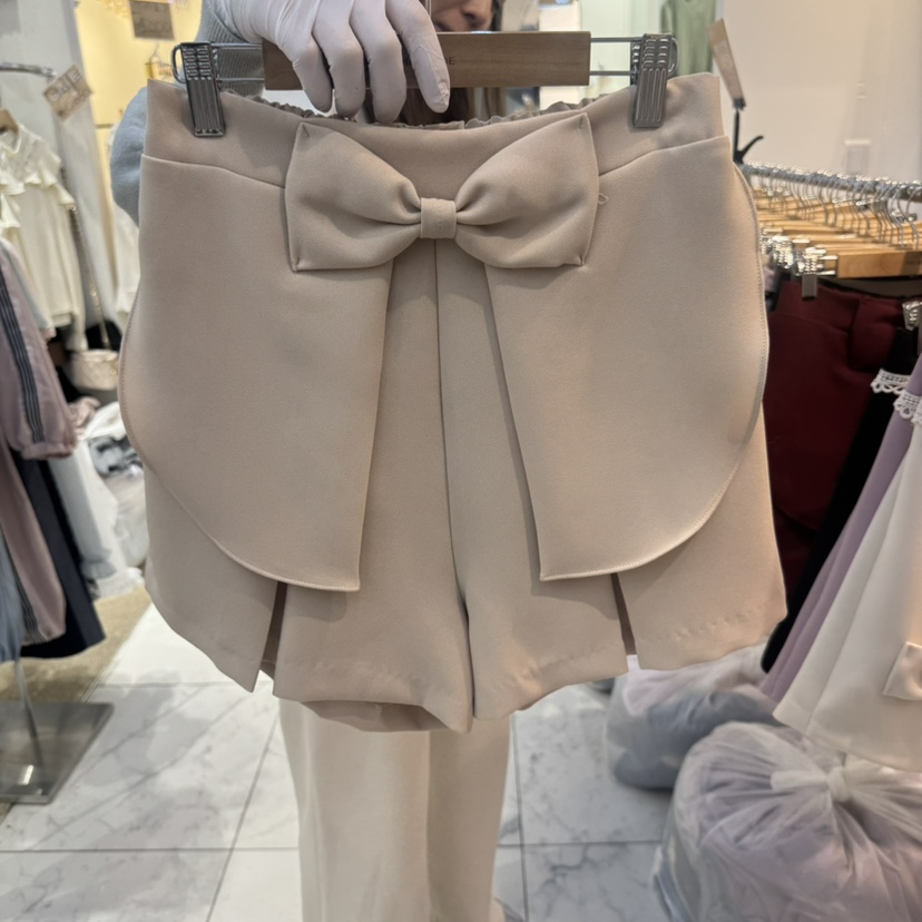 PAPA直郵韓國代購㊣女裝新品25春夏推薦熱賣人氣休閑時尚裙褲PAPA裙褲圖色1