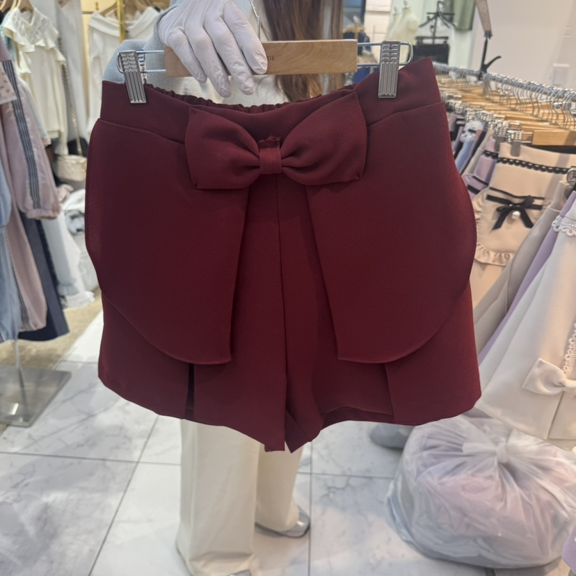 PAPA直郵韓國代購㊣女裝新品25春夏推薦熱賣人氣休閑時尚裙褲PAPA裙褲圖色2