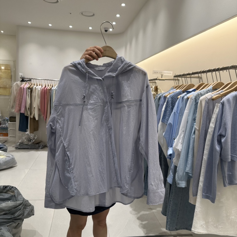 BLUEI-D韓國直郵㊣東大門實拍女裝新品推薦休閑25春夏夾克Blue i-d夾克