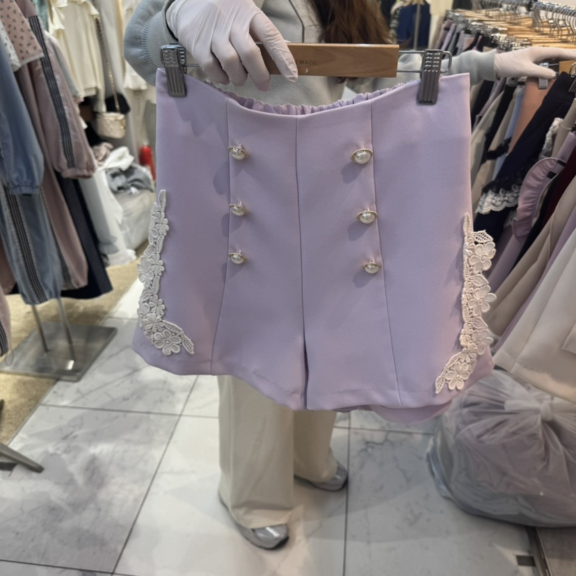 PAPA韓國㊣直郵東大門代購女裝新品休閑人氣25春夏時尚裙褲PAPA裙褲圖色1