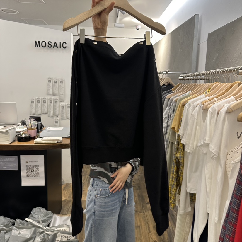 MOSAIC直郵韓國代購㊣女裝新款休閑熱賣25春夏人氣推薦衛衣MOSAIC衛衣