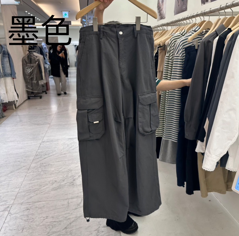 CHAV韓國㊣直郵東大門代購女裝新款時尚人氣職業休閑褲工裝褲CHAV休閑褲
