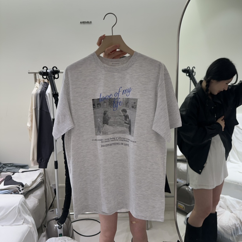AVECNOUS韓國㊣直郵東大門代購女裝新品休閑人氣時尚熱賣T恤AVECNOUST恤