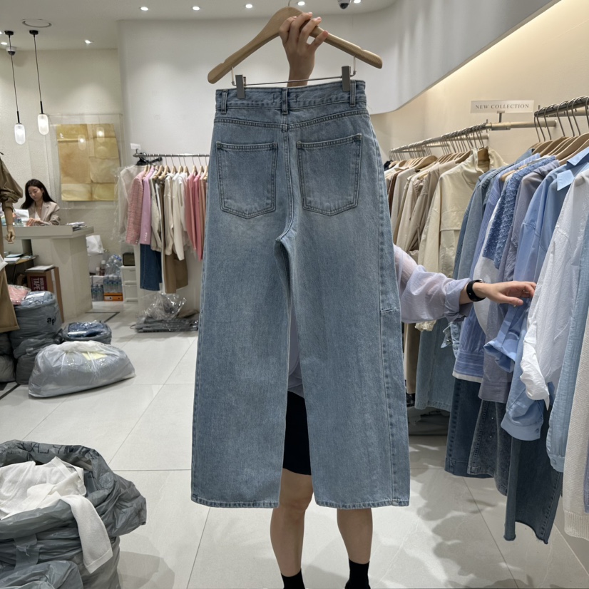 BLUEI-D東大門代購女士新品休閑真品熱賣時尚推薦職業牛仔褲Blue i-d牛仔褲