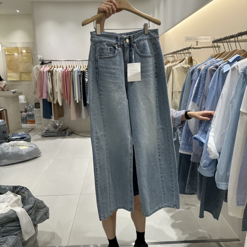 BLUEI-D東大門代購女士新品休閑真品熱賣時尚推薦職業牛仔褲Blue i-d牛仔褲