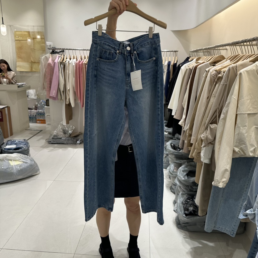 BLUEI-D東大門代購女士新品休閑真品熱賣時尚推薦職業牛仔褲Blue i-d牛仔褲圖色2