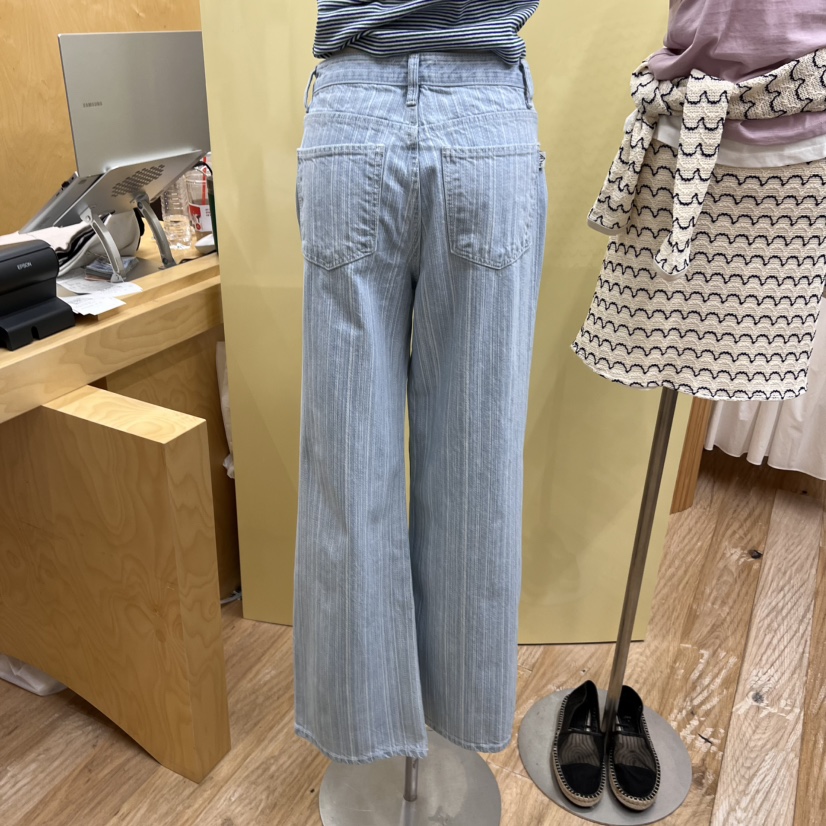 THEPLAN韓國代購女士新品25春夏真品熱賣時尚休閑人氣牛仔褲THE PLAN牛仔褲