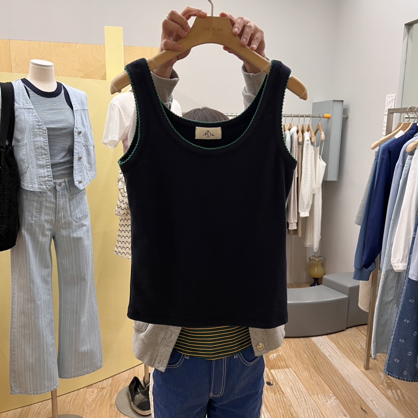 THEPLAN東大門實拍女裝新品熱賣職業人氣25春夏真品吊帶背心THE PLAN吊帶/背心圖色3