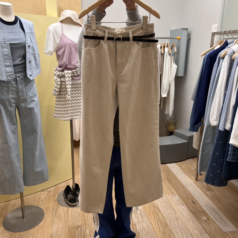 THEPLAN韓國直郵女士新品熱賣職業人氣推薦時尚牛仔褲不含腰帶THE PLAN牛仔褲