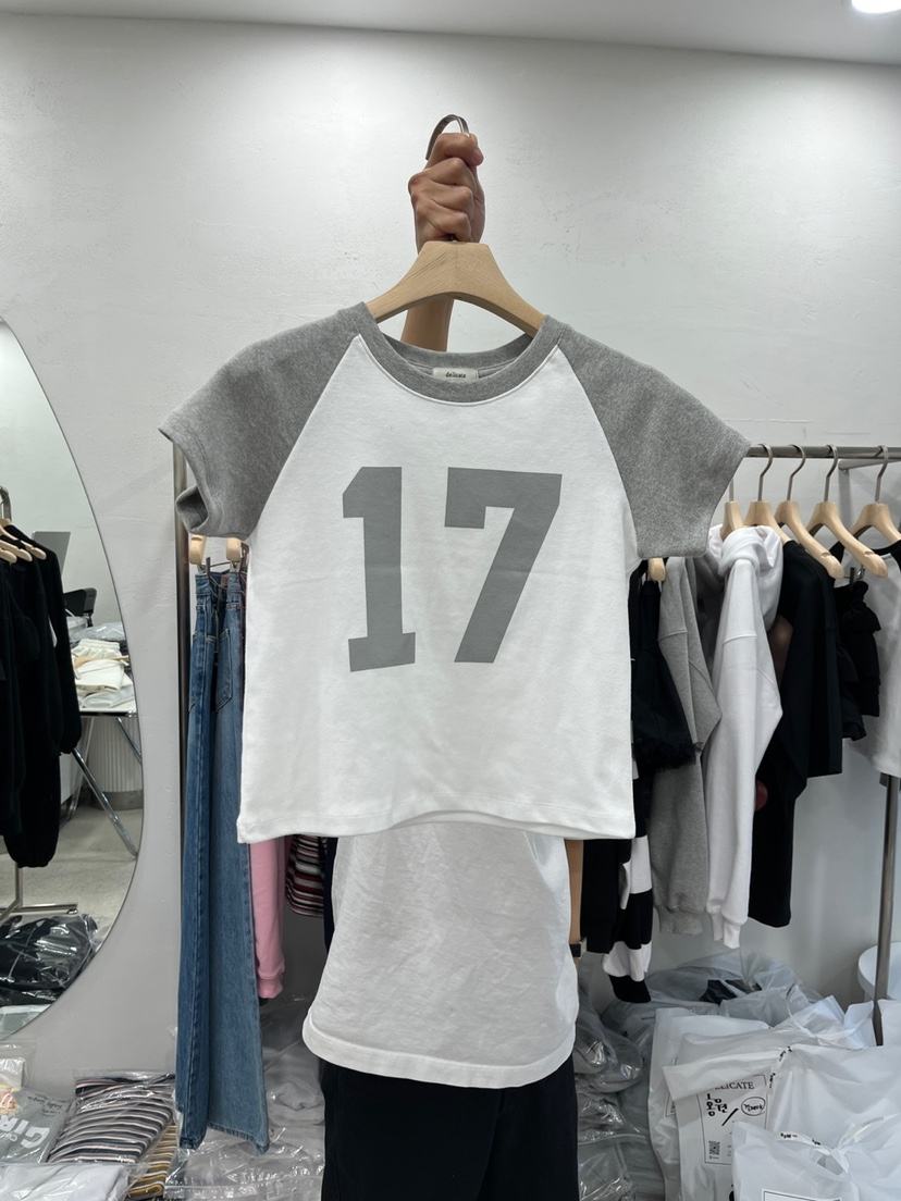 DELICATE東大門代購女士新品25春夏休閑職業熱賣真品人氣T恤DELICATET恤