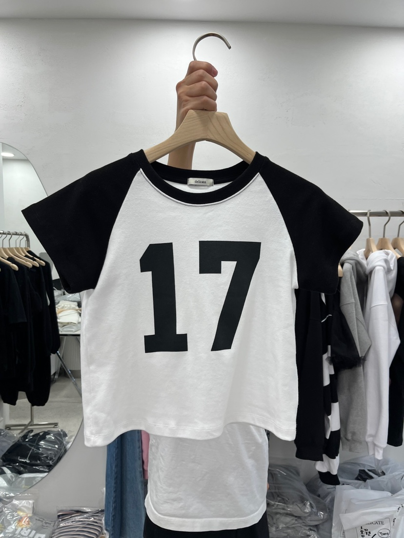 DELICATE東大門代購女士新品25春夏休閑職業熱賣真品人氣T恤DELICATET恤圖色3