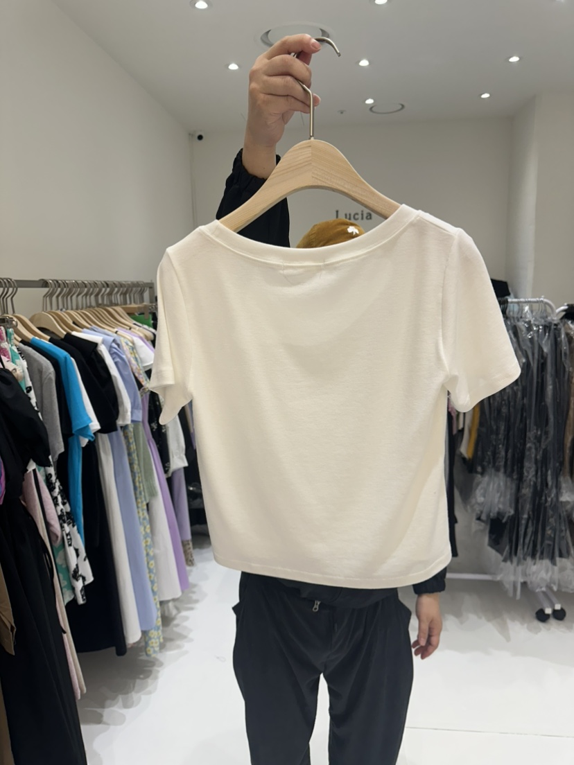 LUCIA東大門代購女士新品真品休閑推薦25春夏職業熱賣時尚T恤LUCIAT恤