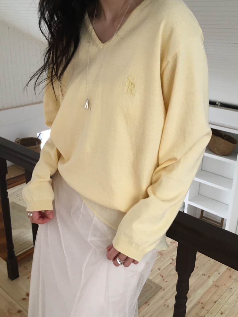 SPREAD韓國直郵女士新款熱賣時尚25春夏人氣休閑職業針織衫SPREAD針織衫
