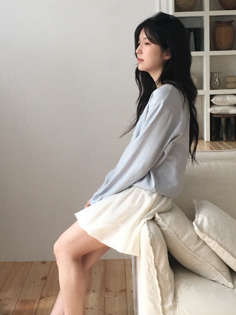 SPREAD韓國直郵女士新款熱賣時尚25春夏人氣休閑職業針織衫SPREAD針織衫