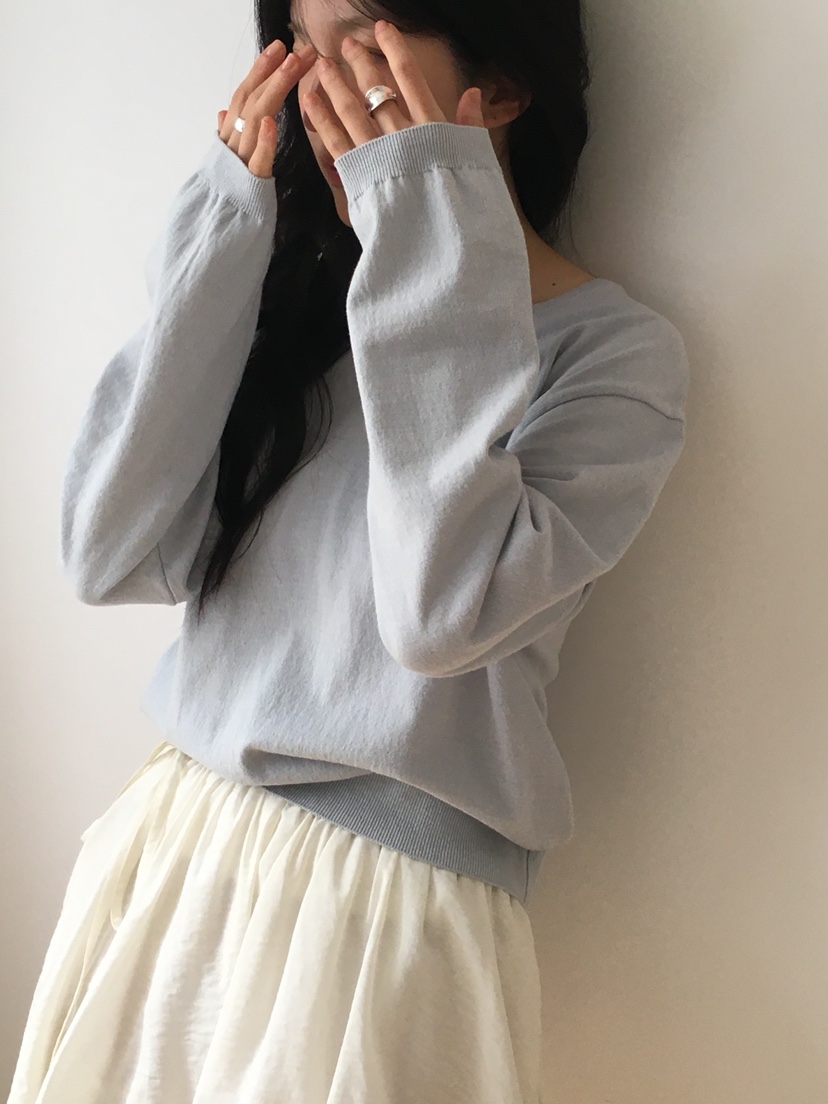 SPREAD韓國直郵女士新款熱賣時尚25春夏人氣休閑職業針織衫SPREAD針織衫