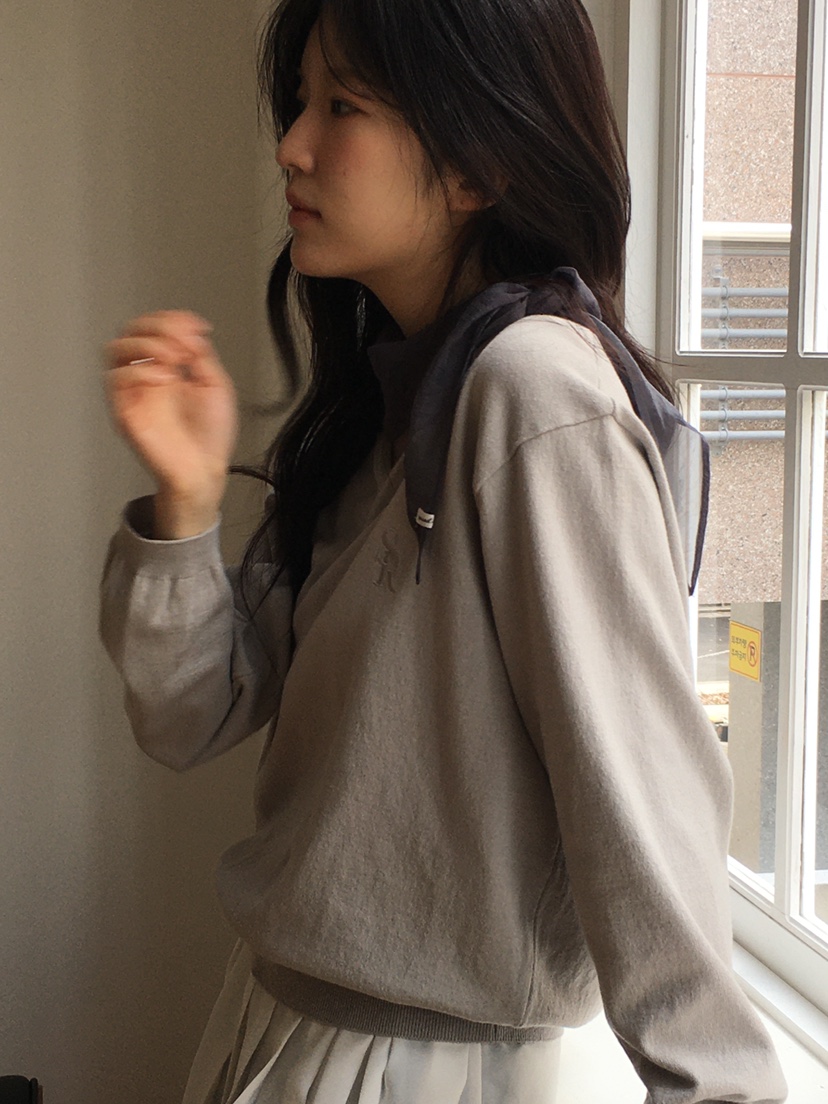 SPREAD韓國直郵女士新款熱賣時尚25春夏人氣休閑職業針織衫SPREAD針織衫