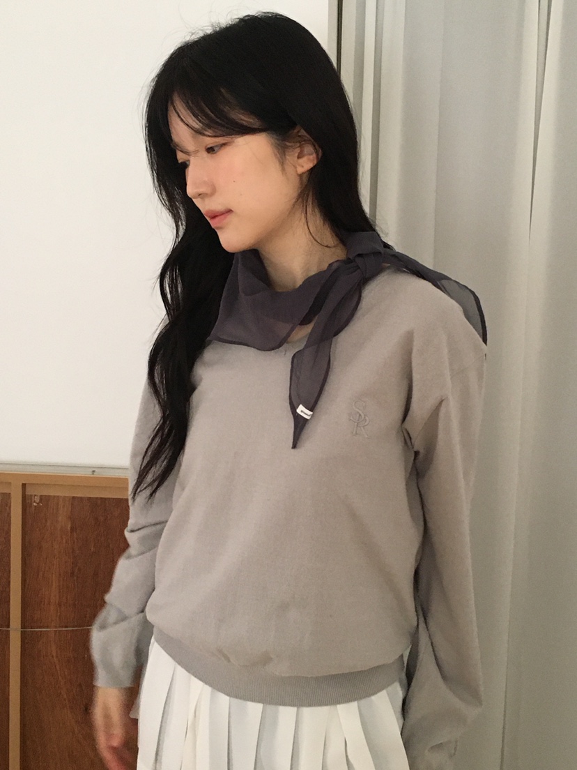 SPREAD韓國直郵女士新款熱賣時尚25春夏人氣休閑職業針織衫SPREAD針織衫