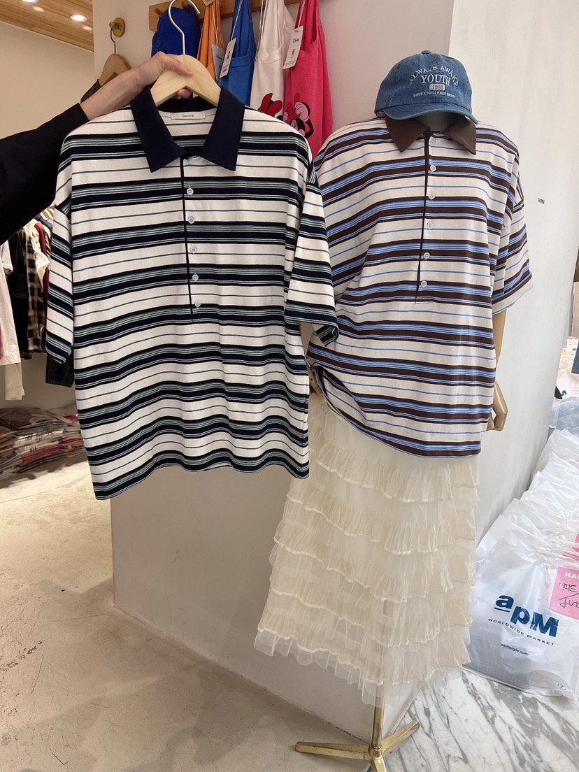HANNA-A韓國直郵女士新品真品25春夏時尚推薦休閑熱賣人氣T恤HANNAT恤