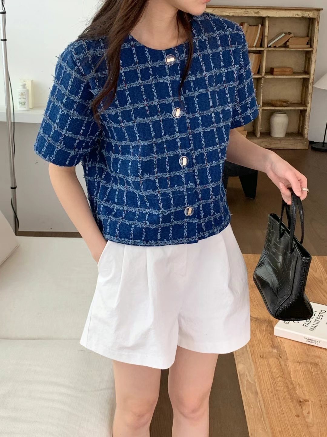 J.BLANG韓國㊣直郵東大門代購女裝新款休閑職業25春夏夾克J.BLANG夾克圖色1