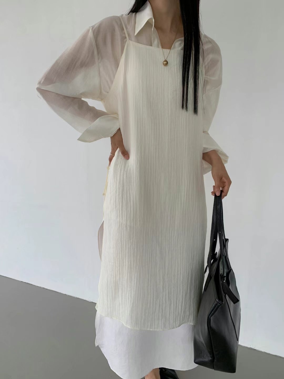 DAYEND直郵韓國代購㊣女裝新品人氣職業推薦休閑時尚連衣裙DAYEND連衣裙