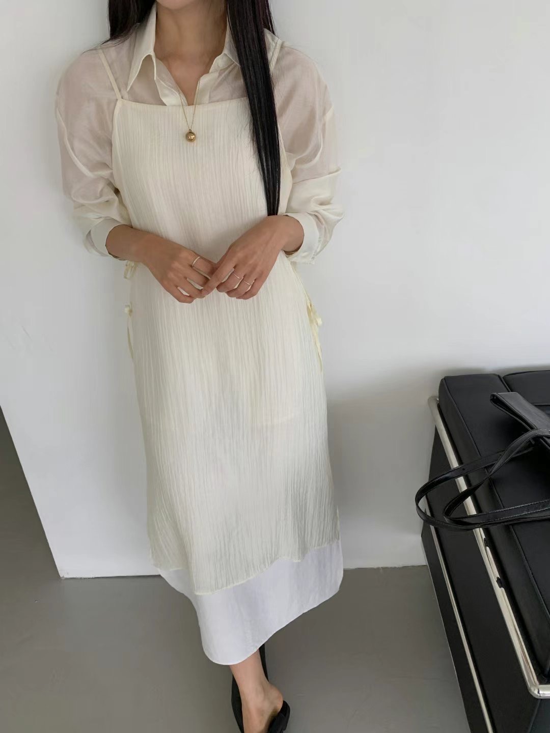 DAYEND直郵韓國代購㊣女裝新品人氣職業推薦休閑時尚連衣裙DAYEND連衣裙圖色2