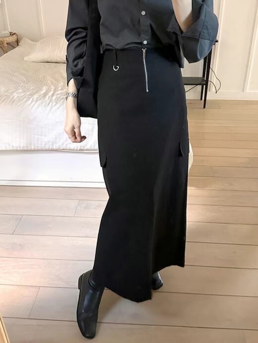 DAYEND韓國直郵㊣女裝新品25春夏推薦時尚職業休閑熱賣長裙DAYEND長裙