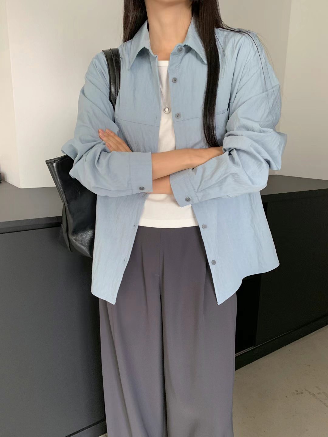 DAYEND韓國直郵女裝新品休閑人氣真品25春夏熱賣襯衫蕾絲衫DAYEND襯衫/蕾絲衫
