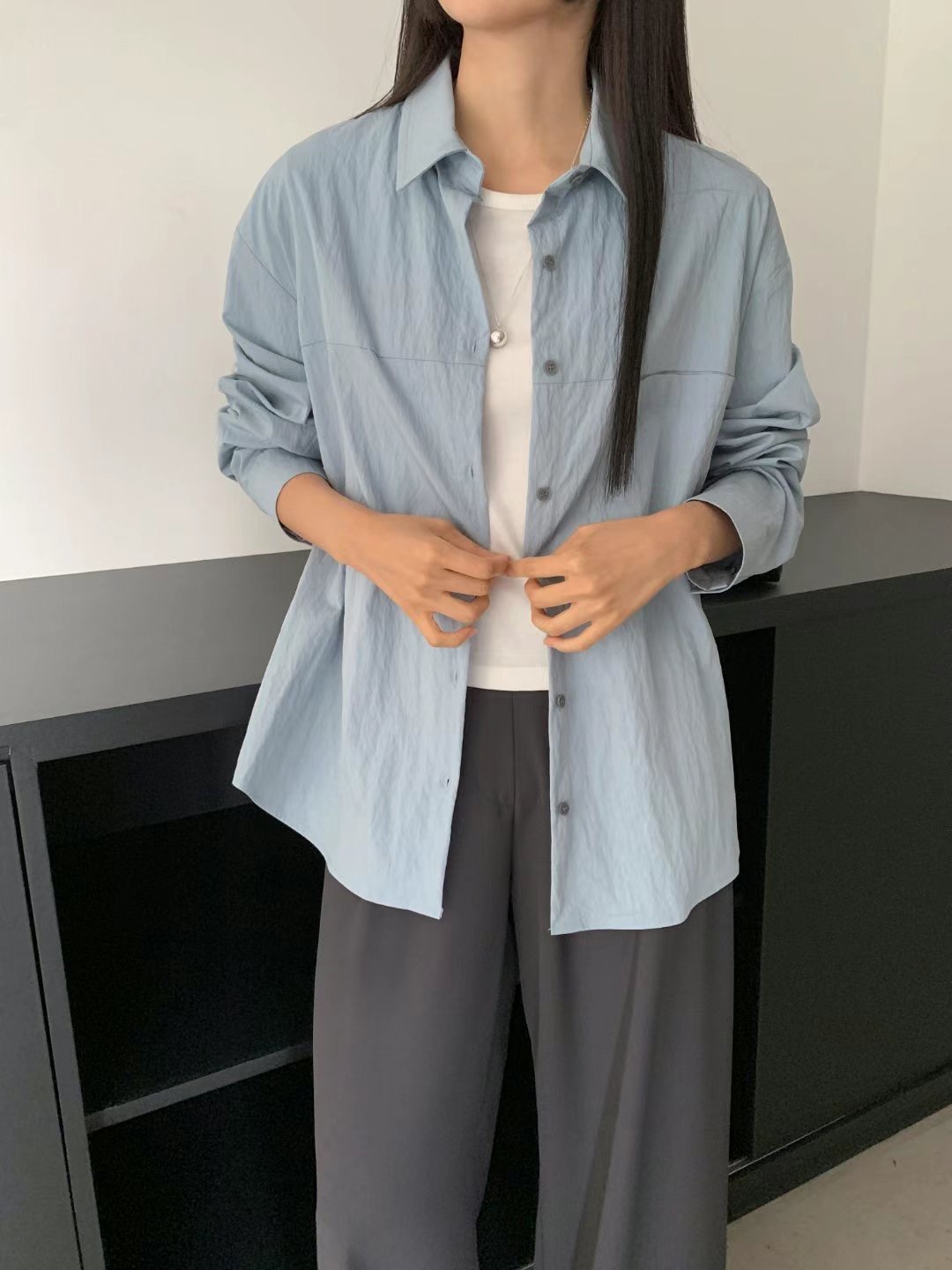 DAYEND韓國直郵女裝新品休閑人氣真品25春夏熱賣襯衫蕾絲衫DAYEND襯衫/蕾絲衫圖色1