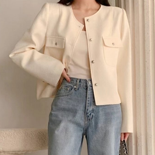 DAYEND東大門實拍女裝新品25春夏熱賣真品時尚推薦職業夾克DAYEND夾克圖色2