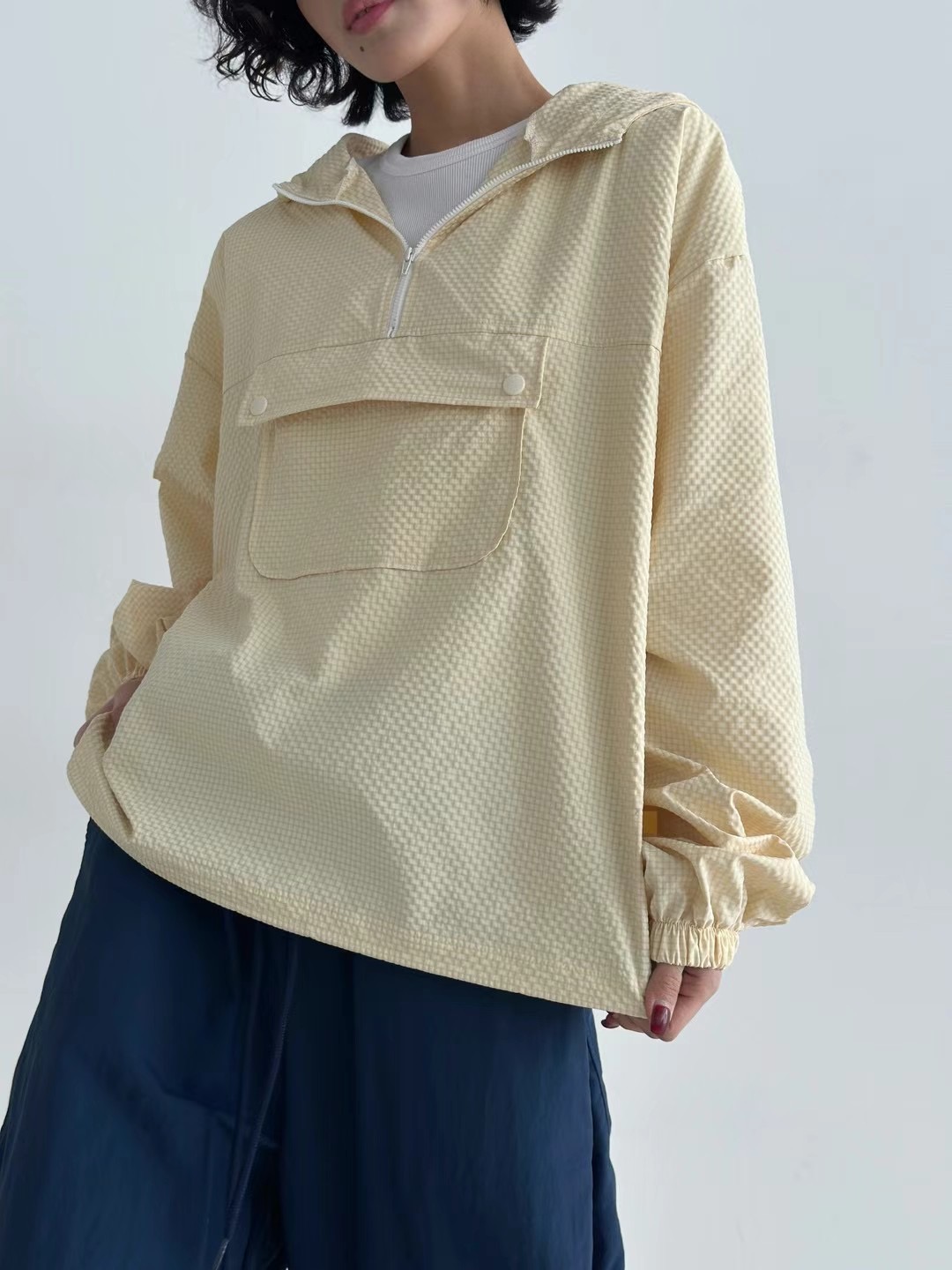 CRACKER韓國代購女裝新品熱賣職業休閑推薦25春夏時尚衛衣連帽CRACKER___衛衣圖色2