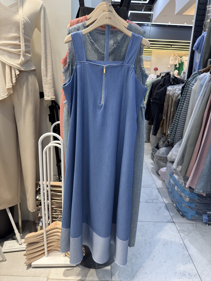 BOLD韓國代購女士新品職業人氣推薦真品25春夏休閑時尚連衣裙BOLD連衣裙圖色1