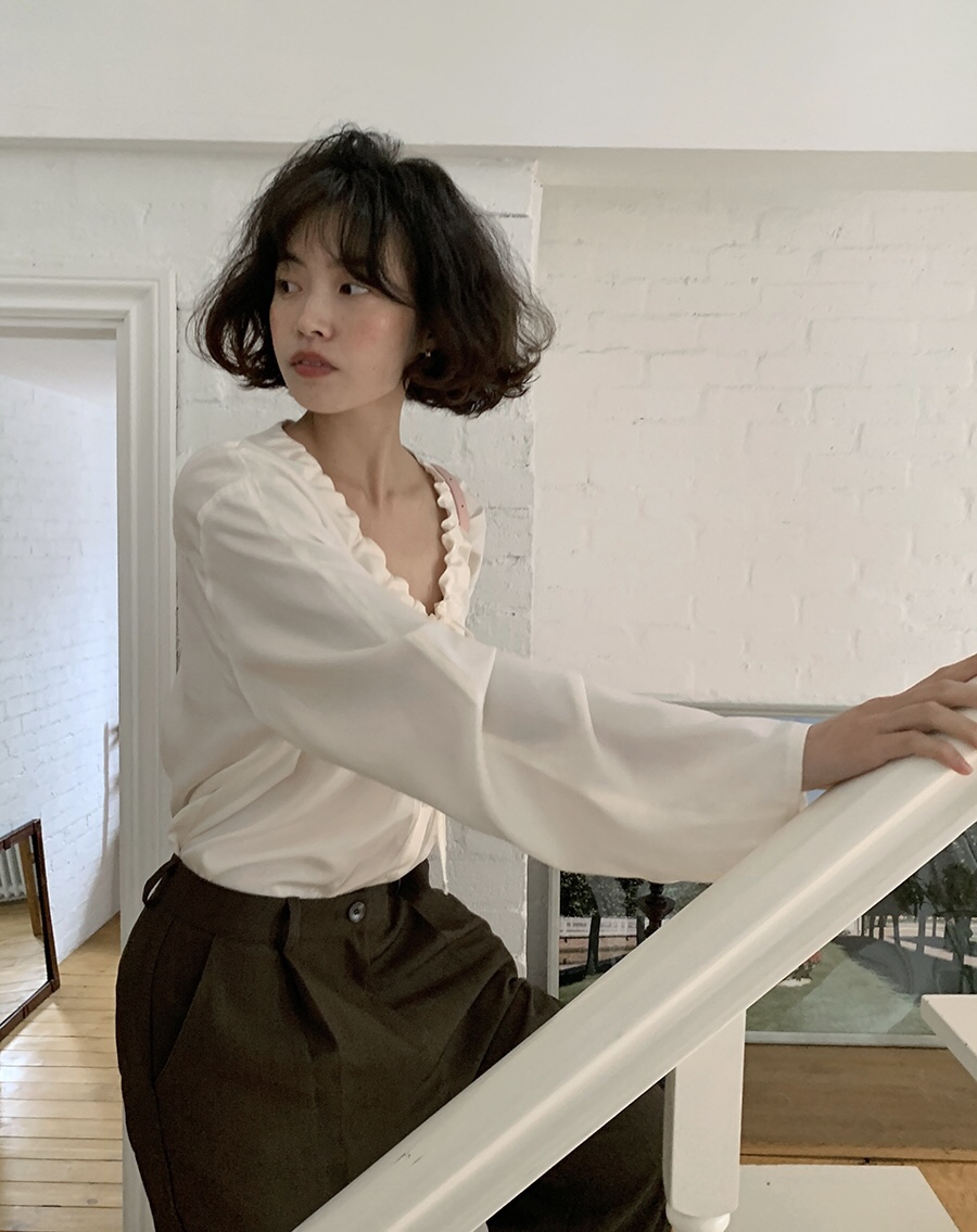 LETAILOR韓國直郵女裝新品人氣25春夏推薦休閑熱賣襯衫蕾絲衫LETAILOR襯衫/蕾絲衫