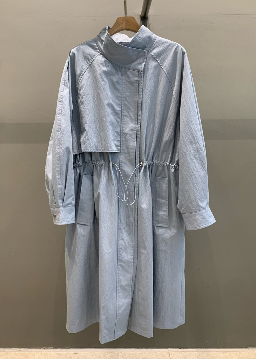 THE SIL韓國直郵女士新款熱賣25春夏職業推薦人氣長款風衣THE SIL/1 2ILLY長款風衣圖色2