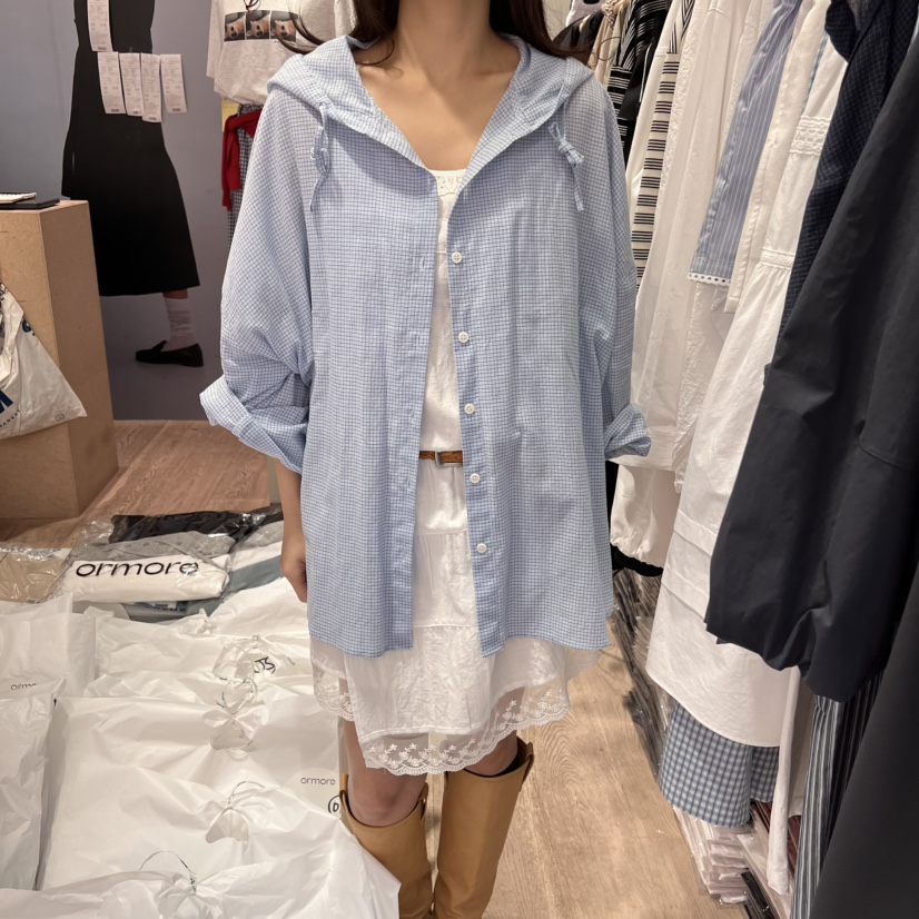 ORMORE東大門實拍女士新款人氣時尚休閑職業熱賣襯衫蕾絲衫ORMORE襯衫/蕾絲衫