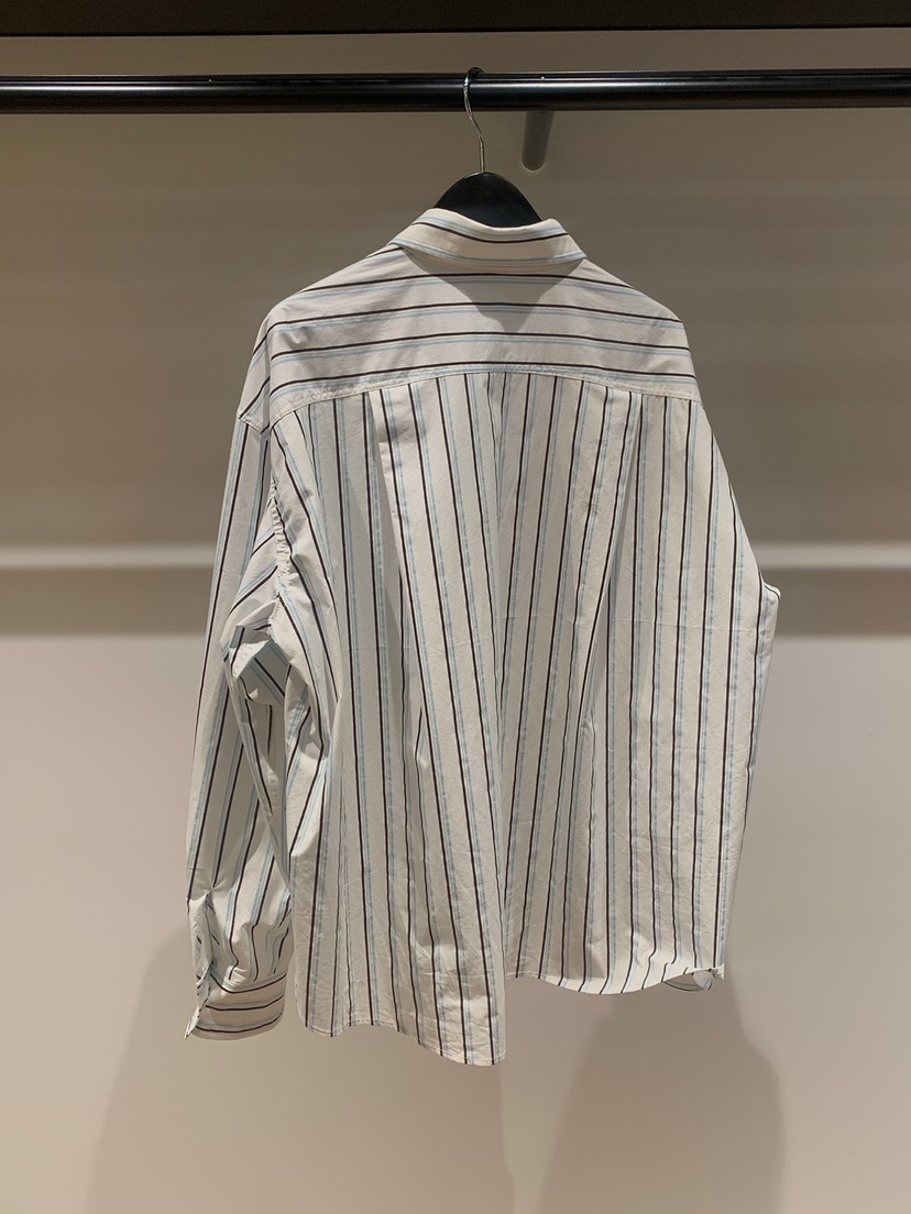 LETTER東大門代購女士新款休閑真品職業25春夏襯衫蕾絲衫條紋LETTER襯衫/蕾絲衫
