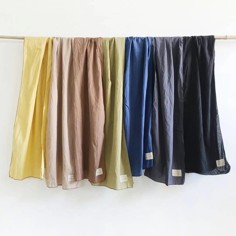 PUCO韓國代購女裝新款真品休閑推薦人氣時尚熱賣圍巾披肩亞麻PUCO圍巾/披肩