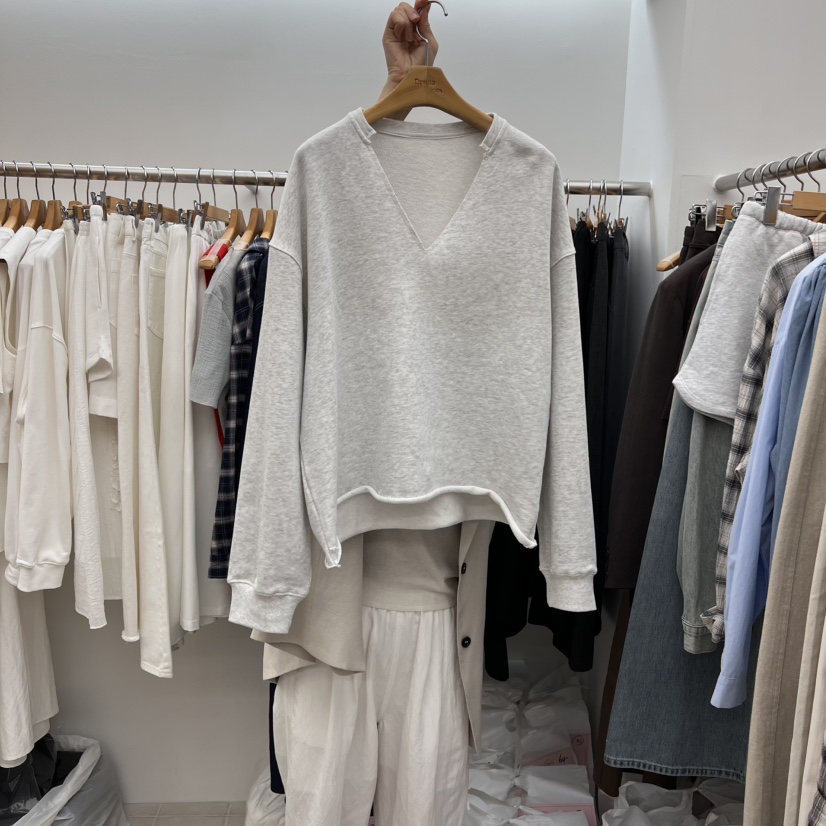 DRESS ROOM東大門代購女士新品熱賣推薦時尚真品25春夏衛衣DRESS ROOM衛衣