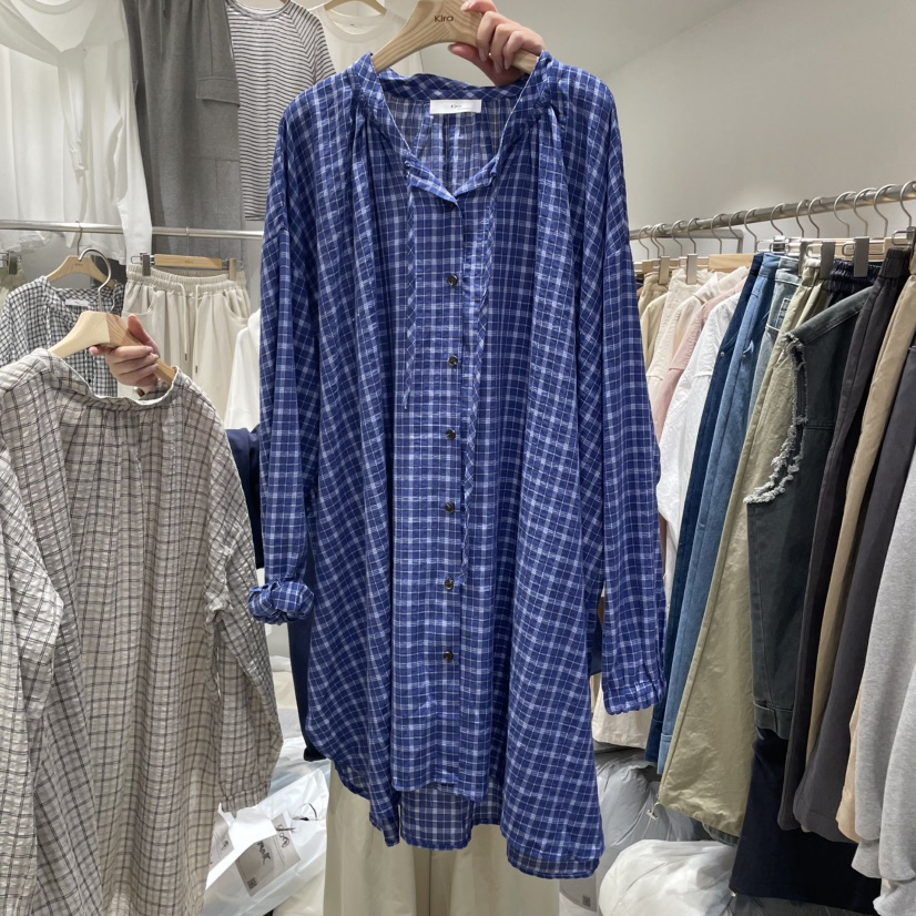 KIRA-Q東大門實拍女裝新款時尚休閑25春夏真品推薦襯衫蕾絲衫KIRA-Q襯衫/蕾絲衫圖色2