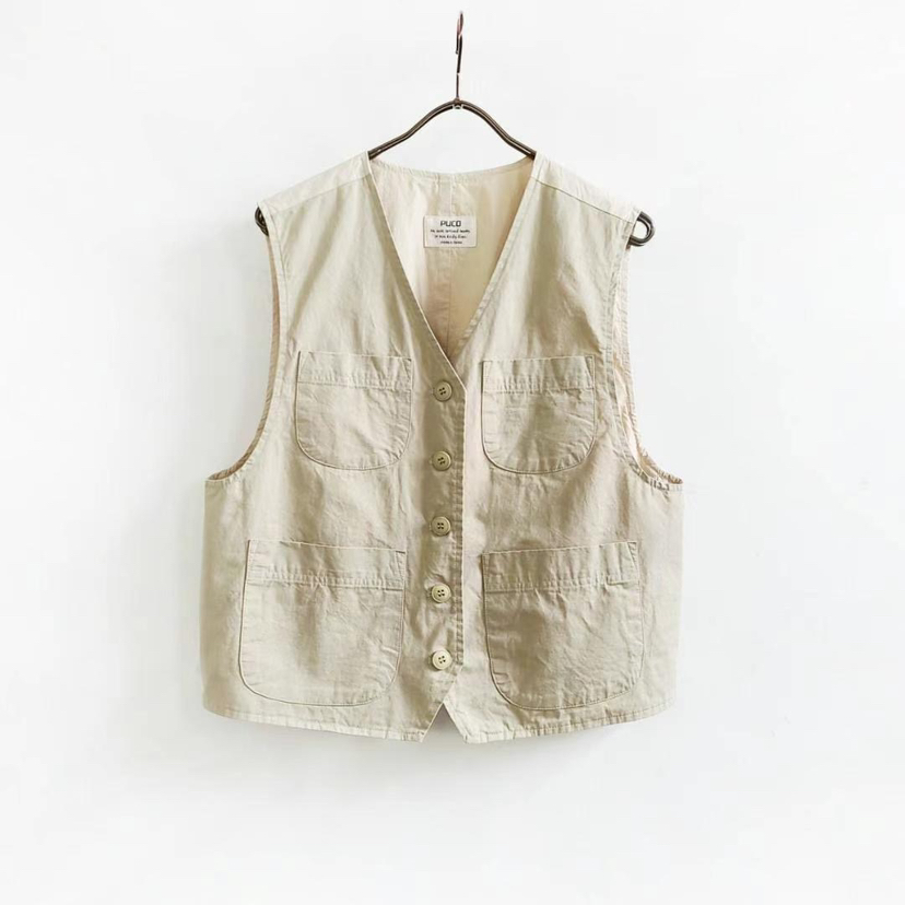 PUCO韓國代購女裝新款時尚職業人氣熱賣休閑真品推薦25春夏馬甲PUCO馬甲圖色2